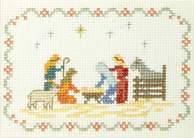 Mini Nativity Sampler cross stitch kit