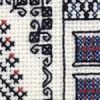 detail of garden blackwork sampler cross stitch kit