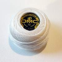DMC coton perle white no 8