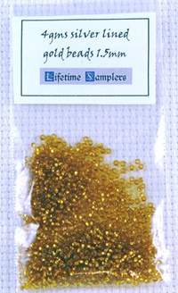 Gold beads 1.5mm