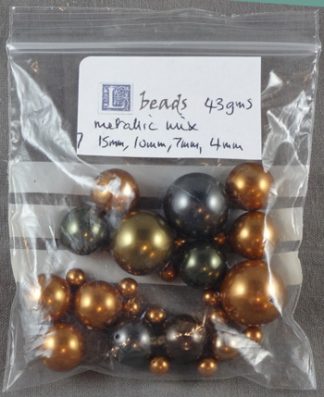Metallic mix beads