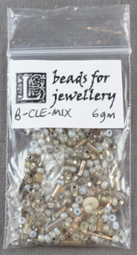 pearly seed beads mix