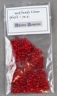 red beads 2.2 mm