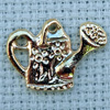 watering can brass charm