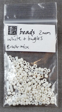 white beads 2.2 mm
